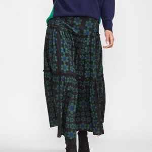 CYNTHIA ROWLEY Cameron Cotton Tier Skirt